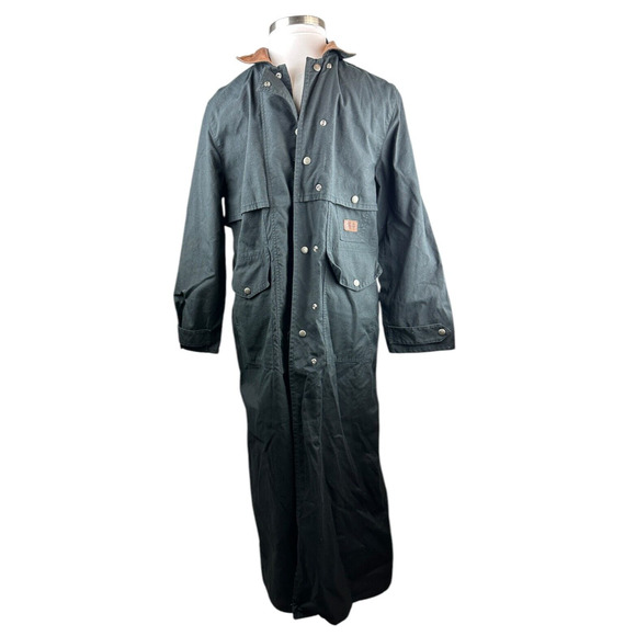 Vintage Lauren-RL Ralph Lauren Barn Western Duster Trench Jacket Coat Size Small - Picture 2 of 16